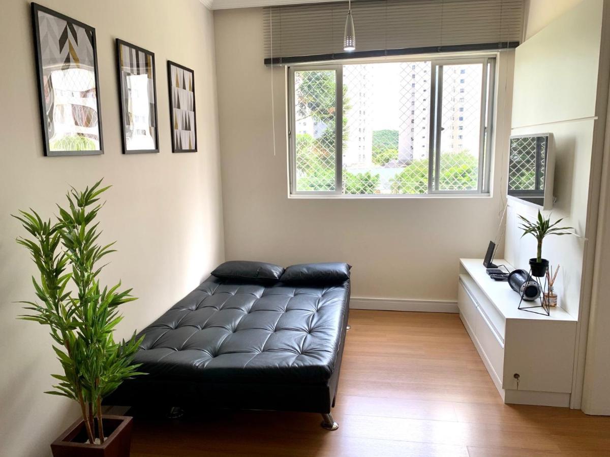 205- Apartamento 1 Quarto Suite, Encantador, Amplo E Decorado, Mobiliario Moderno, Cozinha Completa Com Utensilios , Excelente Vista Da Cidade E Localizacao Privelegiada No Bairro Bigorrilho , กูรีตีบา ภายนอก รูปภาพ
