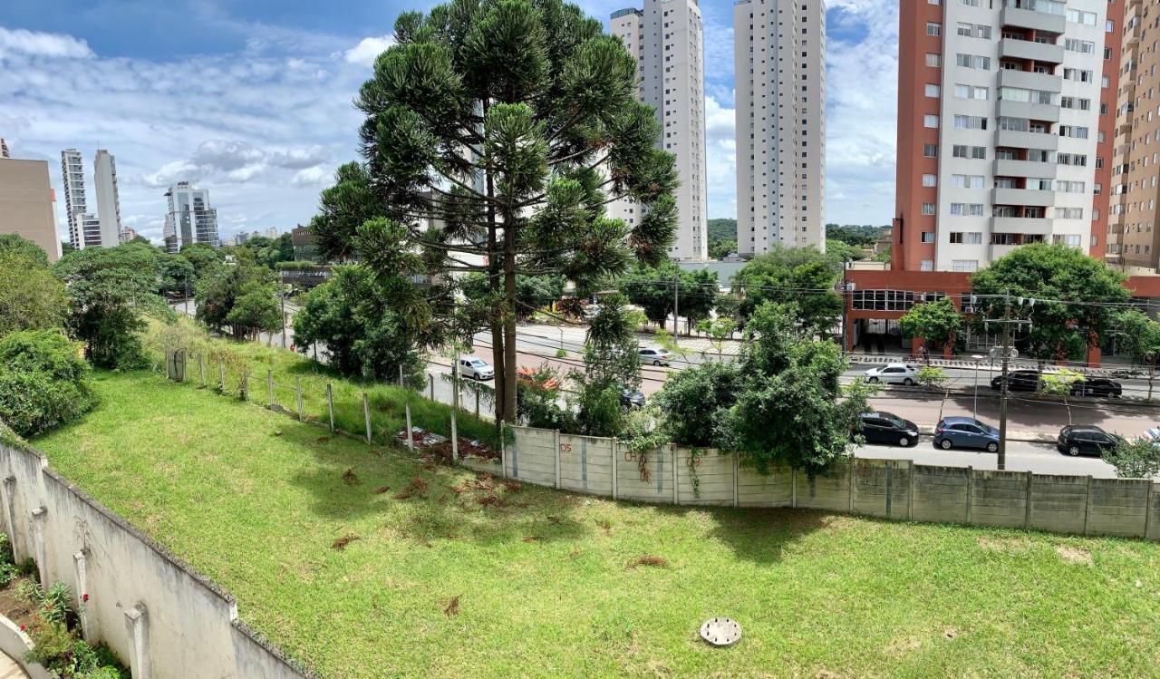 205- Apartamento 1 Quarto Suite, Encantador, Amplo E Decorado, Mobiliario Moderno, Cozinha Completa Com Utensilios , Excelente Vista Da Cidade E Localizacao Privelegiada No Bairro Bigorrilho , กูรีตีบา ภายนอก รูปภาพ